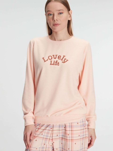 Anıl 11307 Kadın Uzun Kol Sweatshirt ve Pantolon Takımı
